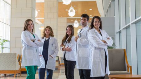 UAMS Students in White Coats